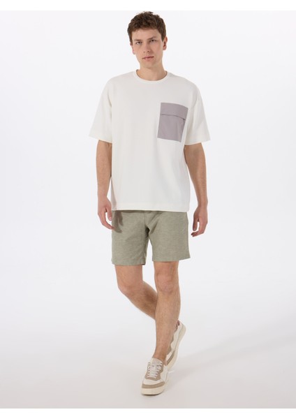 Gmg Fırenze Bisiklet Yaka Ekru Erkek T-Shirt GU25MSS03009 fiyatları