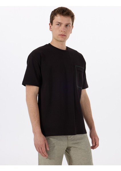 Gmg Fırenze Bisiklet Yaka Siyah Erkek T-Shirt GU25MSS03022 modelleri