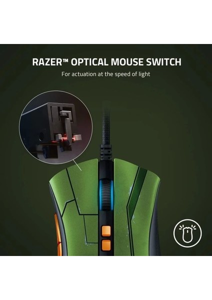 Razer Deathadder V2 Oyun Mouse Mouse Deathadder V2 Halo Infinite Edition modelleri