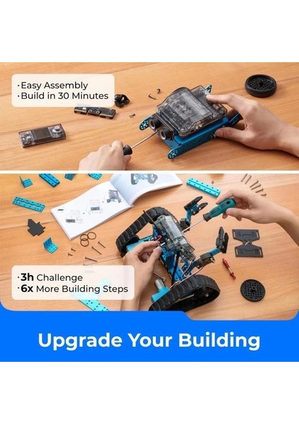 Mbot Neo Robot Kiti Stem Projesi Kit: Mbot2 Rover Robotics Kit