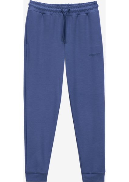D5SM-EA3853 Indigo Relaxed Düz Erkek Eşofman Altı