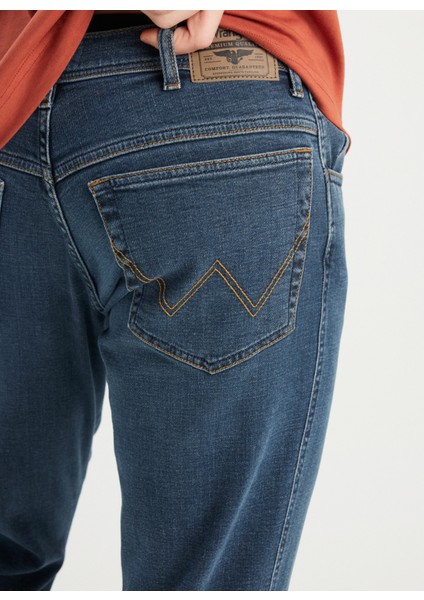 Normal Bel Slim Fit Erkek Denim Pantolon W12S00031317 Texas Slim Denim fırsatları