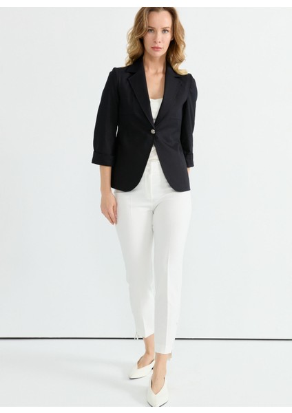 Standart Siyah Kadın Ceket 25YSL1474 modelleri