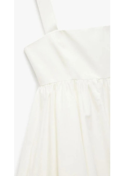 Bebe Yaka Beyaz Kadın Elbise 5SAK80359PW fiyatları
