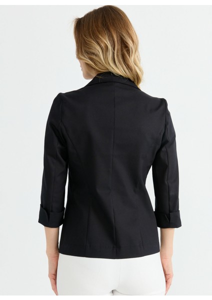 Standart Siyah Kadın Ceket 25YSL1474 fırsatları