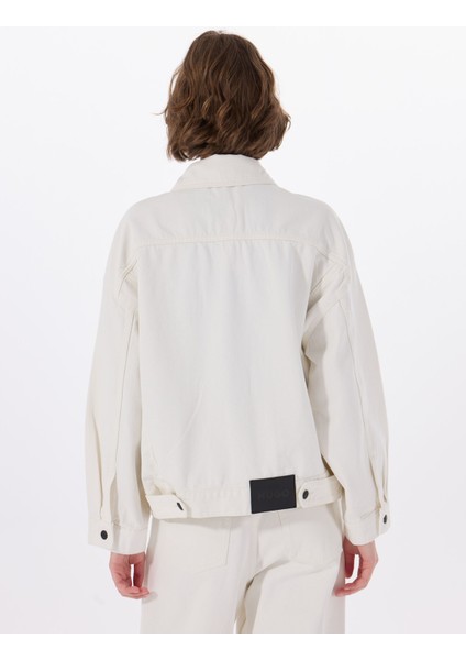 Ekru Kadın Denim Ceket 50535349 indirimleri