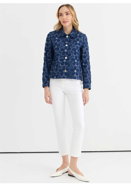 Standart Indigo Kadın Ceket 25YSL1488