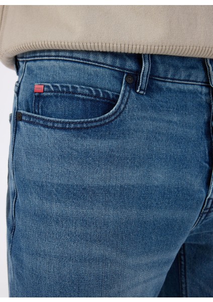 Normal Bel Tapered Fit Erkek Denim Pantolon 50530617_HUGO 634 10258279 07 fırsatları