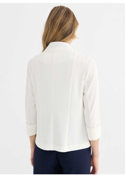 Standart Ekru Kadın Ceket 25YSL1465