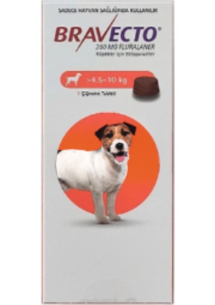 Bravectoo Köpek Tablet 4.5-10 kg Bit Pire Kene