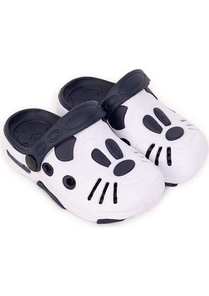 Erkek Bebek Sandalet Işıklı Beyaz 22-23