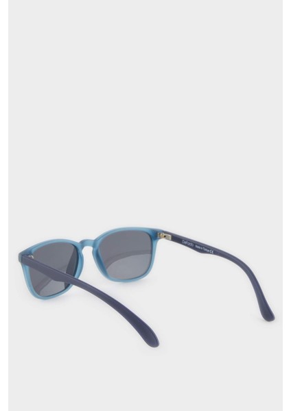 Erkek Çocuk Yuvarlak Mavi Plastik Çerçeve Siyah Cam Polarize Güneş Gözlüğü F4395A8NS fırsatları