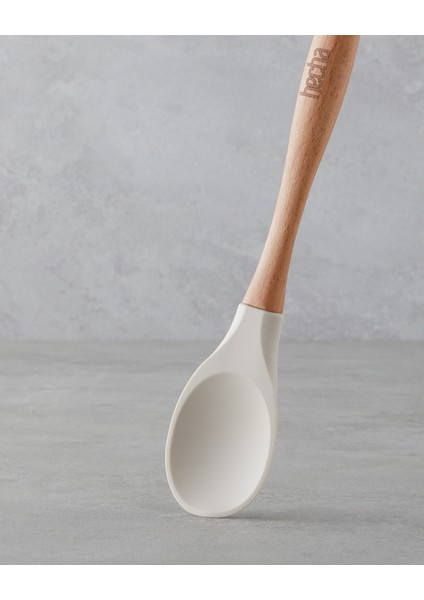 Silikon 3 Parça Servis Seti 28X32.5X31 cm Krem