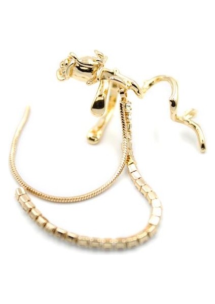 Gül Kıkırdak Küpe - Altın