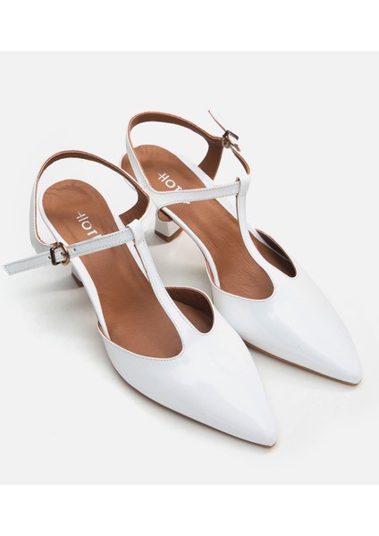 Kadın Deri Beyaz İnce Topuklu Stiletto fiyatları