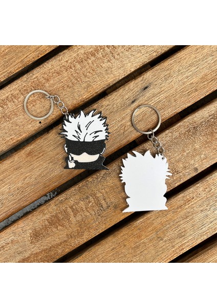 Gojo Anahtarlık – Gojo Hediye - Jujutsu Kaisen Hediye - Gojo Satoru Anahtarlık - Gojo Satoru Hediye - Satoru Anahtarlık
