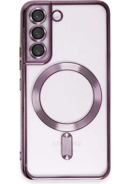 Samsung Galaxy S22 Kılıf Kross Magneticsafe Kapak - Mor Ynsmr