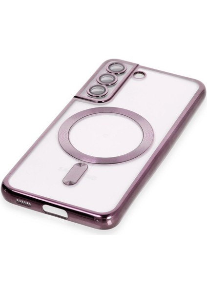 Samsung Galaxy S22 Kılıf Kross Magneticsafe Kapak - Mor Ynsmr