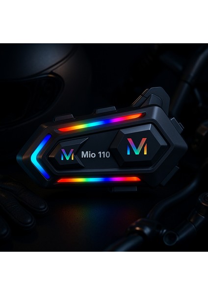 Mio 110 RGB 1000mAh IPX6 Kask Intercom Motosiklet Bluetooth Kulaklık fiyatları