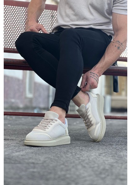 Bej Triko Erkek Casual Ayakkabı