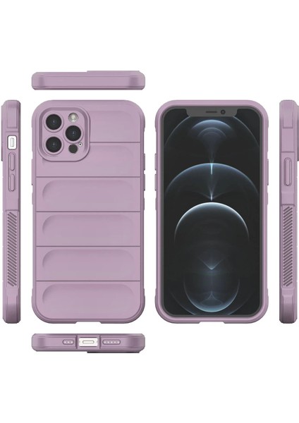 Apple iPhone 12 Pro Kılıf Optimum Silikon - Mor Ynsmr modelleri