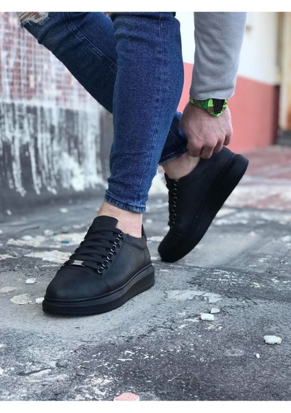 Kömür Düz Erkek Casual Ayakkabı