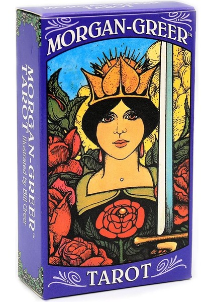 12X7 Pentagramı Stili 12X7CM Tarot Kartları Morgan Greer 78 Kartlık Oracle Destesi Fal Bakma Ingilizce Sürümü Oyunlar Parti Yeni Geliş (Yurt Dışından)