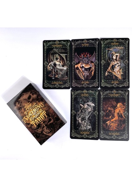 Simya 1977 Stili 2021 Yüksek Özel Stil Yeni Gelen Delos Tarot Kartları Popüler Stil Oracle Kartlar Tarot Kartları Kılavuz Kitaplı (Yurt Dışından)