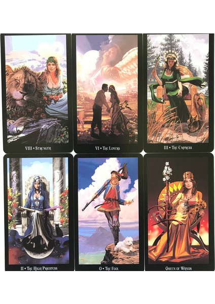Herbcrafters Tarot Stili 78 Kart Cadılar Tarot Oracle Kartları Fal Eğlence Satranç ve Kart Oyunu Tarot ve Çeşitli Tarot Seçenekleri - (Yurt Dışından)