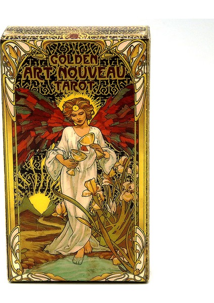 Gri Stil 78 Kart Altın Art Nouveau Tarot Oracle Kartları Aile Parti Eğlencesi Zeka Oyunu Tarot ve Çeşitli Tarot Seçenekleri Pdf (Yurt Dışından)