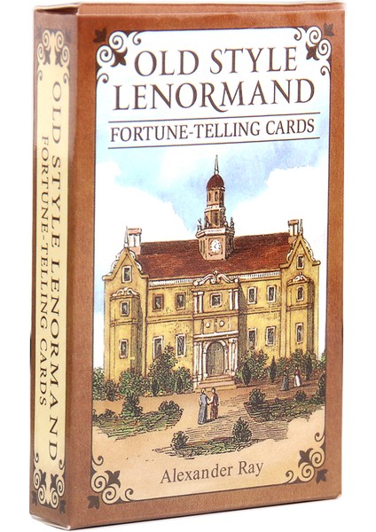 Eski Stil Lenormand Stili Beyaz Ada Zaman Wellness Aşk Oracle Kartları Destesi Fal Kartları Oyunu - Aile Parti Oyunu Için (Yurt Dışından)