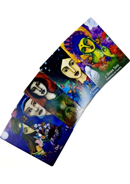 Melek Tarot Stili Orak Kartlar Oyunu Kutsal Anneler Tanrıçalar Oracle Fal Destesi Türkçe Pdf Rehber Kitap Oynama Bilgelik Parti Aile Tarot Eğlencesi (Yurt Dışından)