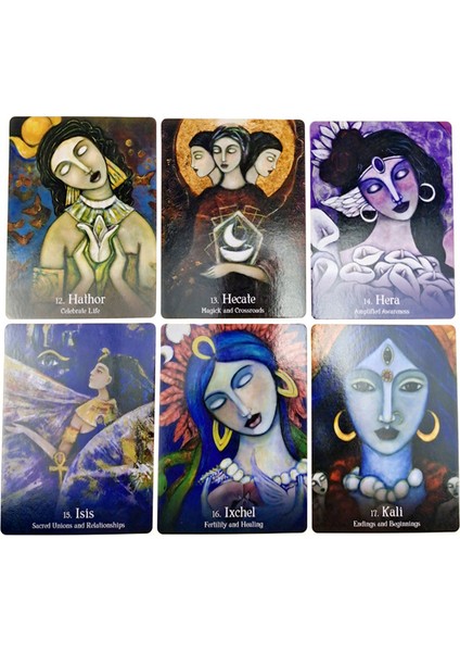 Melek Tarot Stili Orak Kartlar Oyunu Kutsal Anneler Tanrıçalar Oracle Fal Destesi Türkçe Pdf Rehber Kitap Oynama Bilgelik Parti Aile Tarot Eğlencesi (Yurt Dışından)