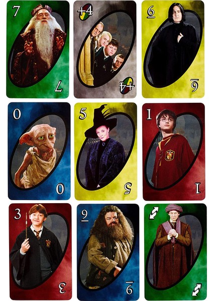 Erik Tarzı Yeni Mattel Uno Oyunları Harry Potter Aile Eğlenceli Eğlence Oyunu Hediye Kutusu Uno Kart Oyunu (Yurt Dışından)