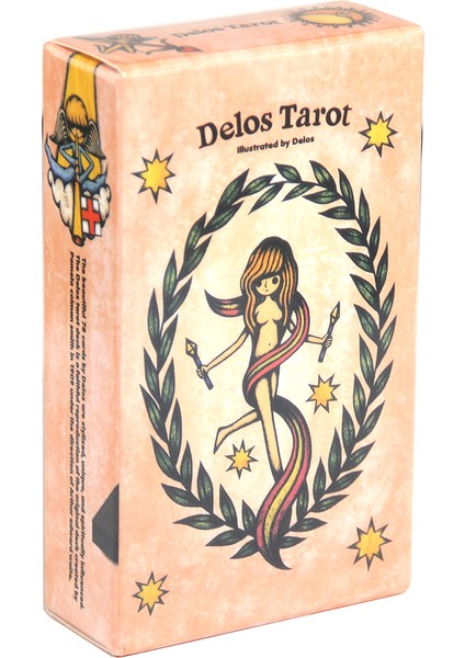 Simya 1977 Stili 2021 Yüksek Özel Stil Yeni Gelen Delos Tarot Kartları Popüler Stil Oracle Kartlar Tarot Kartları Kılavuz Kitaplı (Yurt Dışından)