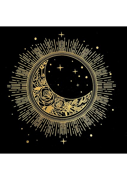 Masa Örtüsü 13 Tarzı Tarot Masa Örtüsü Kehanet Masa Örtüsü Siyah Altın Moda Dekorasyon Alkimik Sigil Sunağı Astroloji Tarot Destesi Oyun Tahtası (Yurt Dışından)