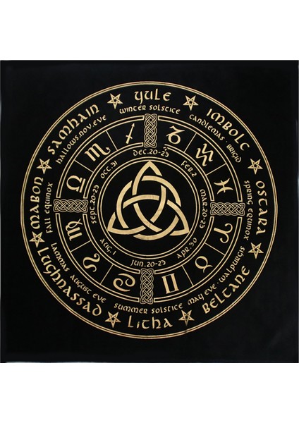 Masa Örtüsü 13 Tarzı Tarot Masa Örtüsü Kehanet Masa Örtüsü Siyah Altın Moda Dekorasyon Alkimik Sigil Sunağı Astroloji Tarot Destesi Oyun Tahtası (Yurt Dışından) indirimleri