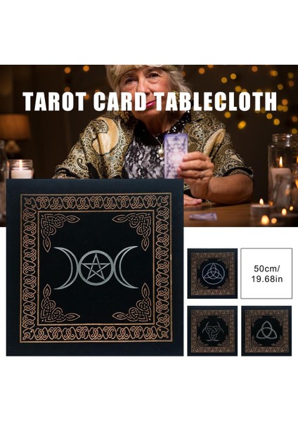 Bir Stil Takımyıldızları Tarot Kartı Masa Örtüsü Kadife Fal Bakımı Altar Bezi Oyunlar Oracle Kart Ped Runeler Cadılık Malzemeleri (Yurt Dışından) modelleri