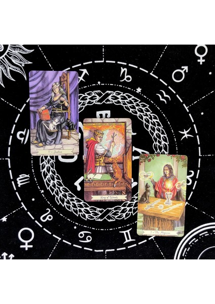 X293 Stili Her Gün Cadı Tarot Kartları ve Pdf Dijital Kılavuz Fal Kartları Eğlence Oyunu - (Yurt Dışından)