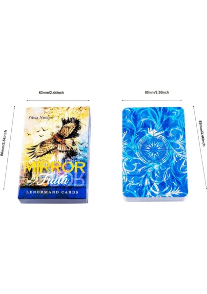 Kutsal Orman Tarzı Ayna Gerçeklik Lenormand Kartları Aile Parti Oyunu Kahinlik Tarot Destesi - Pdf Kılavuz Kitaplı (Yurt Dışından) modelleri