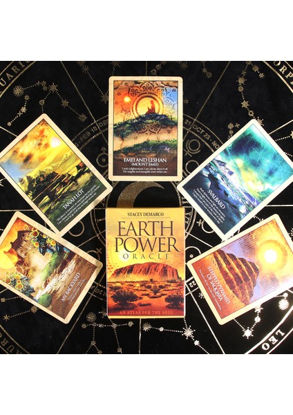 Derin Mavi Tarzı Ruhun Atlası Tarot Kart Oyunu ve Rehber Kitap ile Güzel Kartlar Ay Tarot Falı Yorumlama Yeryüzü Gücü Oracle Moonology - E-Ticaret Başlığı (Yurt Dışından)