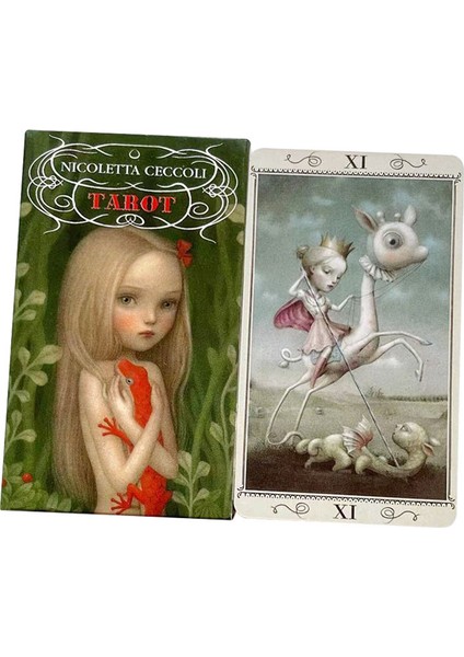 Tarot Tarzı Tarot Nicoletta Ceccoli Tarot ve Amenti Oracle Kart Paketi Eğlence Partileri Masa Oyunu - E-Ticaret Başlığı (Yurt Dışından) modelleri