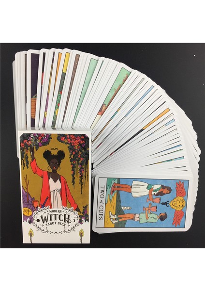 78 Adet TT49 Tarzı Çiçekler Oracle Türkçe Versiyonu Fal Oyunu Destesi Tarot Masası Oyun Kartları ile Pdf Kılavuz Kitapçık - (Yurt Dışından)