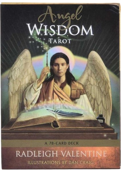 Erik Tarzı Melek Bilgelik Ingilizce Versiyonu Board Oyunları Tarot Destesi Yeni Başlayanlar Için Rehber Kitapçık Oyun - E-Ticaret Başlığı (Yurt Dışından)