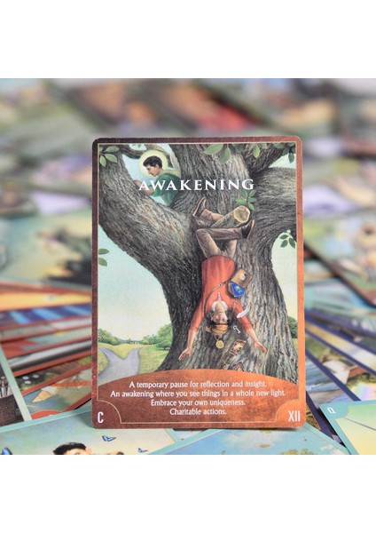 Erik Tarzı Melek Bilgelik Ingilizce Versiyonu Board Oyunları Tarot Destesi Yeni Başlayanlar Için Rehber Kitapçık Oyun - E-Ticaret Başlığı (Yurt Dışından)