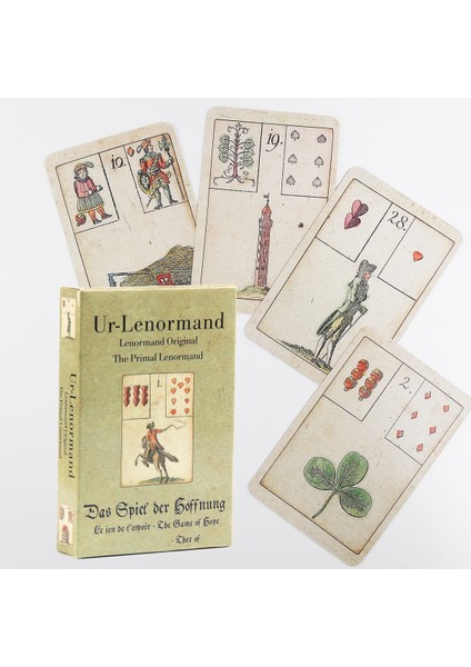 Çikolata Tarzı Primal Lenormand Umut Oyunu - Mlle Lenormand Tarot Kartları (Yurt Dışından) fiyatları