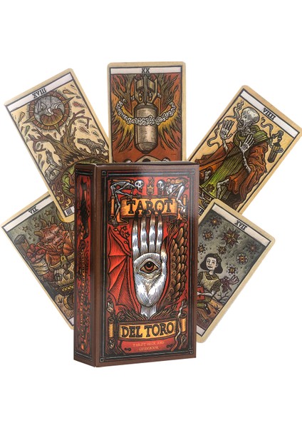Aybilim Tarzı Del Toro Tarot Kartları Yüksek Özel Tarz Fal Parti Masası Oyunu Tarot ve Çeşitli Tarot Seçenekleri (Yurt Dışından)