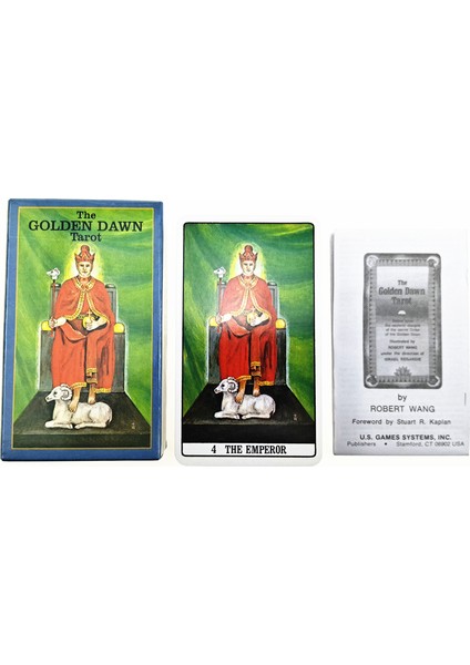 Mavi Stil Yeni Altın Şafak Tarot Destesi Pdf Kılavuz Kitap Kadın Kız Ingilizce Board Oyunu Kişisel Kullanım Için (Yurt Dışından)