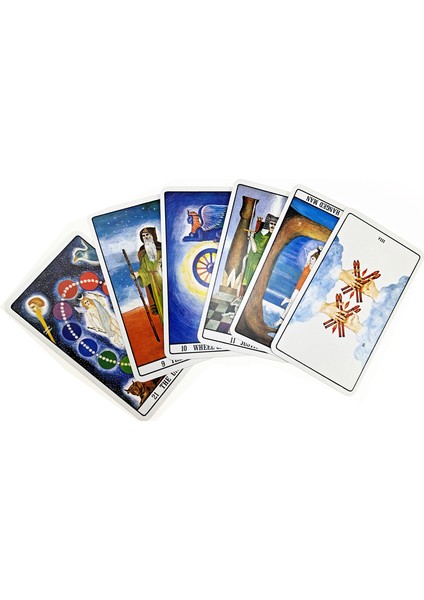 Mavi Stil Yeni Altın Şafak Tarot Destesi Pdf Kılavuz Kitap Kadın Kız Ingilizce Board Oyunu Kişisel Kullanım Için (Yurt Dışından)