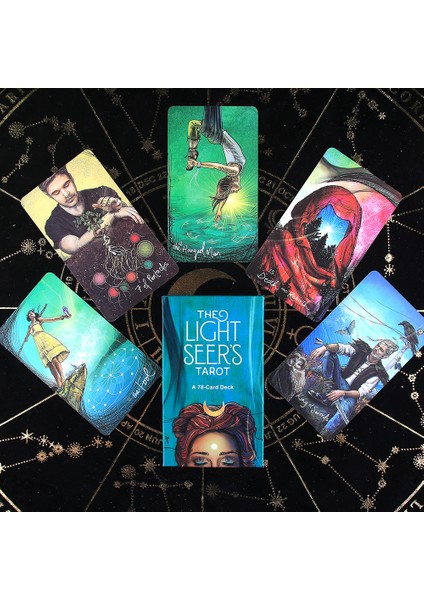 Mavi Stil Perili Ev Tarot Kartları Destesi Beş Dil Seçeneğiyle Başlangıç Seviyesi Kehanet Oyunu Tam Renkli Oyun Tahtası Oyuncak Popüler (Yurt Dışından)